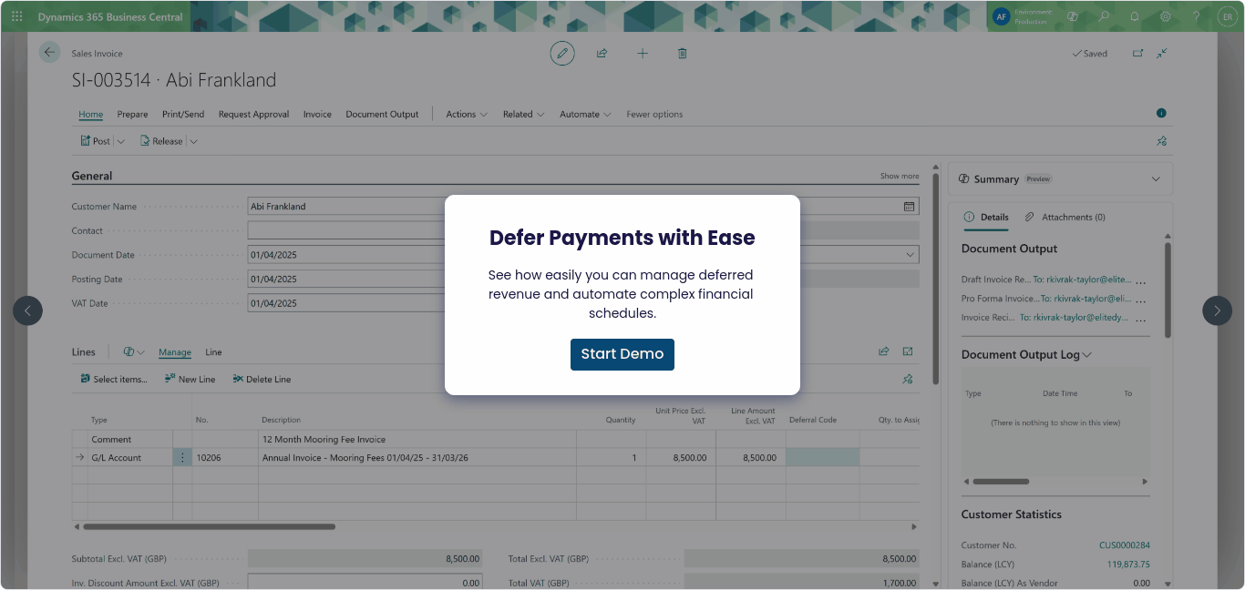 EliteMarinas Demo: Defer Payments with Ease